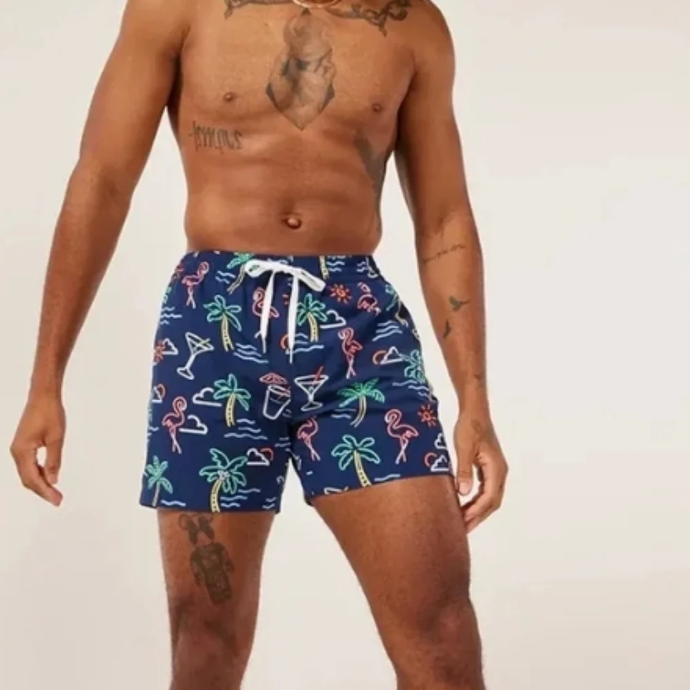 NWT Chubbies The Neon Lights Swim Shorts